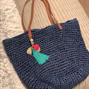 Chloe and Isabel straw tote